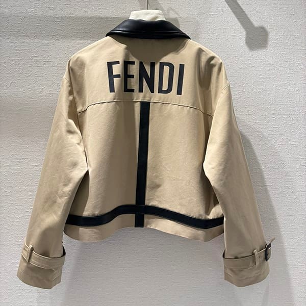 ギフトに最適フェンディ ブルゾン ベージュウール ジャケット コピー feg97235